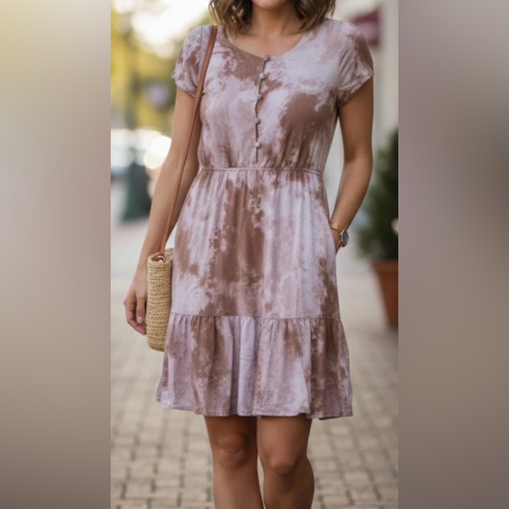 Passport Taupe Rayon Blouse